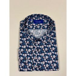 Chemise imprimée Bleuet