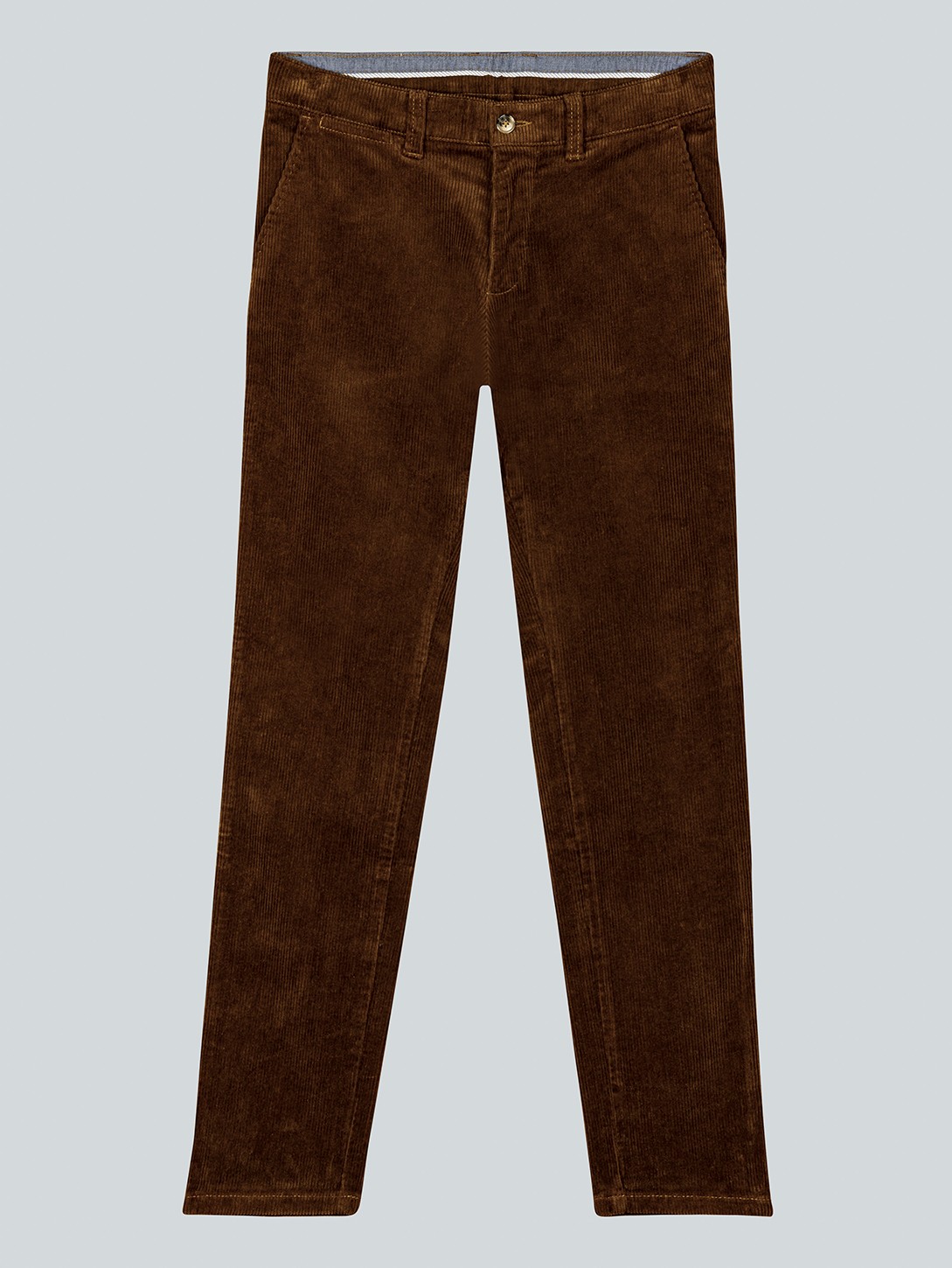 Pantalon chino en velours stretch homme – Coloris camel – Bayard